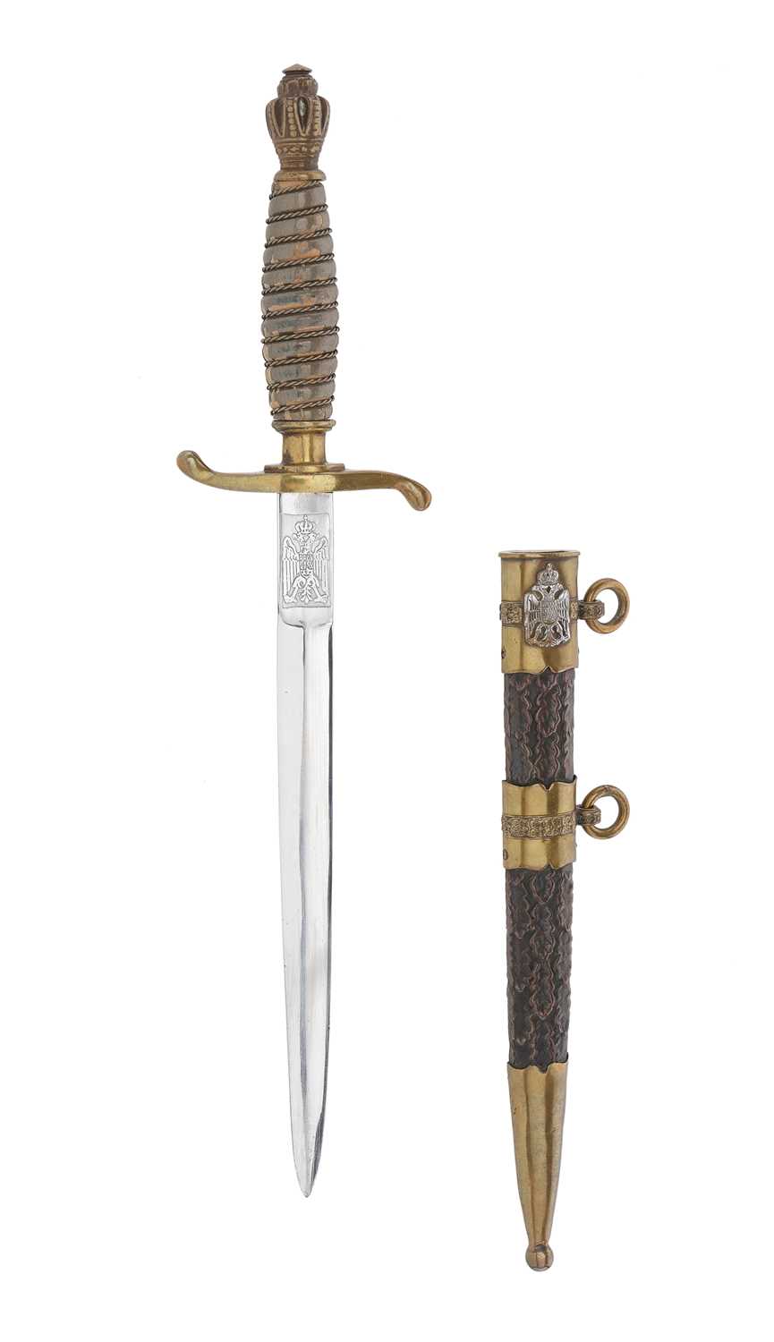 Lot 116 - ROYAL YUGOSLAVIAN ARMY OFFICER DAGGER, MOD. 1939