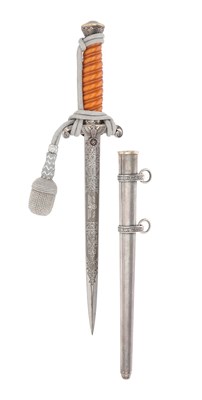 Lot 137 - M1935 ARMY OFFICER’S DAGGER WITH KNOT BY SMF SOLINGEN