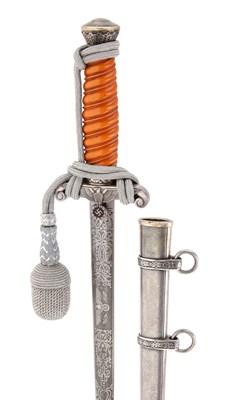 Lot 137 - M1935 ARMY OFFICER’S DAGGER WITH KNOT BY SMF SOLINGEN