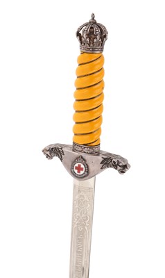 Lot 138 - ROYAL BULGARIAN ARMY DAGGER, M1936, FOR CORPSMAN OR PHYSICIANS
