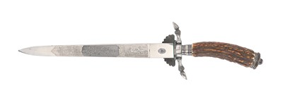 Lot 79 - GERMAN PRESENTATION HUNTING HANGER (HIRSCHFÄNGER)