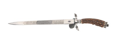 Lot 79 - GERMAN PRESENTATION HUNTING HANGER (HIRSCHFÄNGER)
