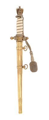 Lot 133 - NAVAL PRESENTATION DAGGER, EHRENDOLCH