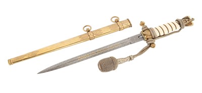 Lot 133 - NAVAL PRESENTATION DAGGER, EHRENDOLCH