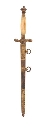 Lot 128 - 19TH CENTURY DANUBE SHPPING COMPANY DAGGER