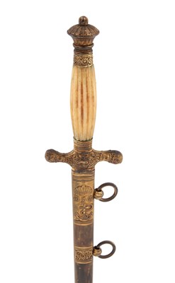 Lot 128 - 19TH CENTURY DANUBE SHPPING COMPANY DAGGER