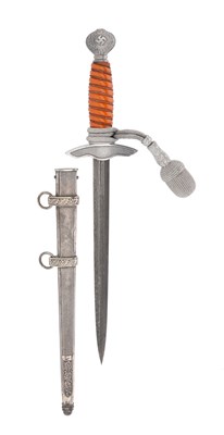 Lot 143 - LUFTWAFFE, M1937, DAMASCUS BLADE DAGGER BY PAUL DINGER