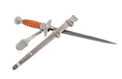Lot 143 - LUFTWAFFE, M1937, DAMASCUS BLADE DAGGER BY PAUL DINGER