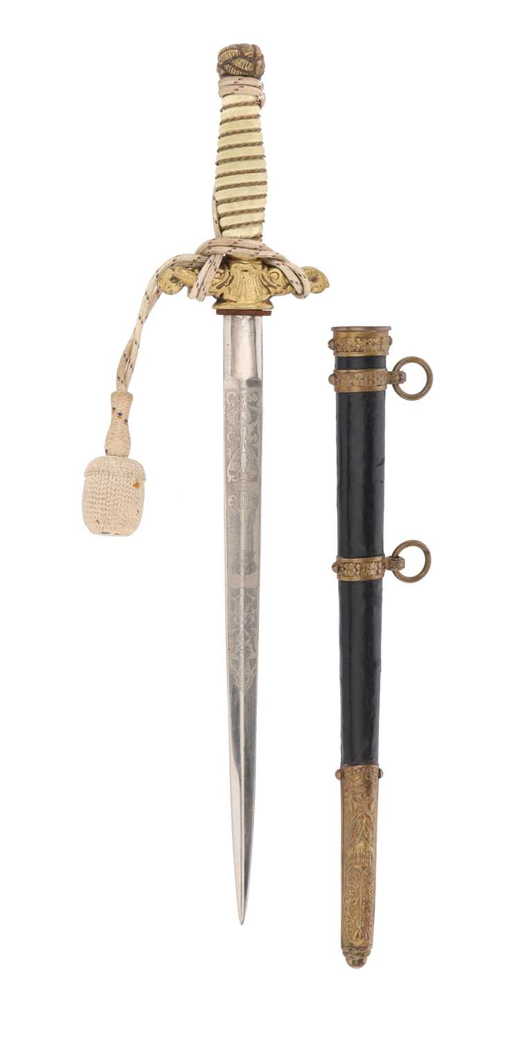 Lot 132 - YUGOSLAVIAN NAVY NONCOM OFFICER'S DIRK M1939