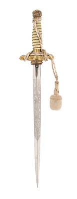 Lot 132 - YUGOSLAVIAN NAVY NONCOM OFFICER'S DIRK M1939