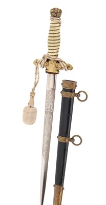 Lot 132 - YUGOSLAVIAN NAVY NONCOM OFFICER'S DIRK M1939