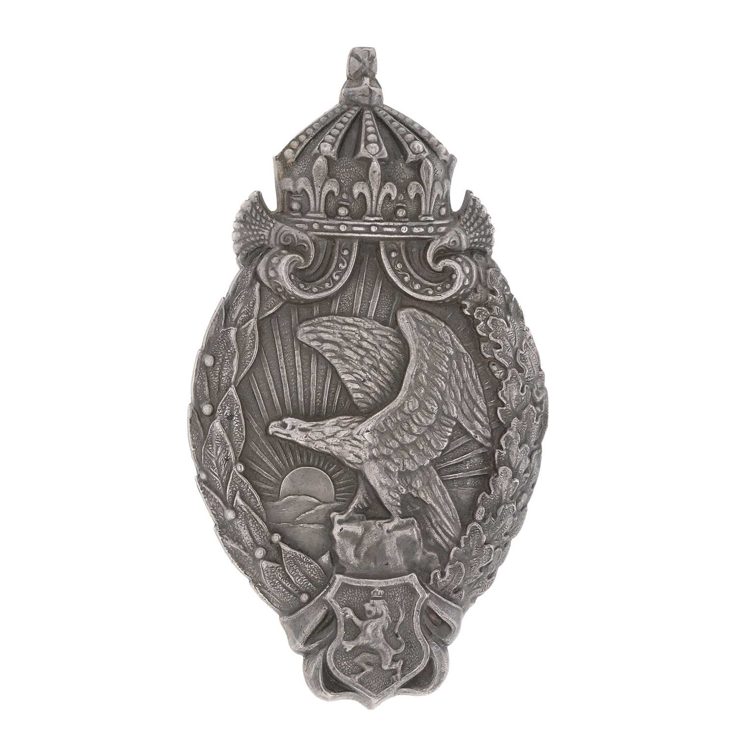 Lot 159 - VERY RARE WORLD WAR 1 OBSERVER’S BADGE, BULGARIA.
