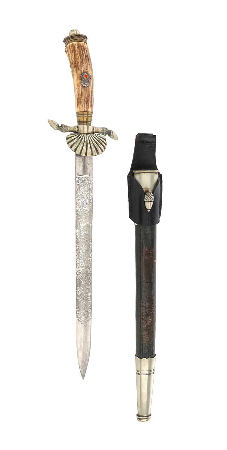 Lot 113 - GERMAN THIRD REICH HUNTING HANGER (HIRSCHFÄNGER)