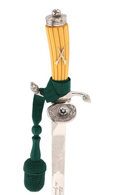 Lot 124 - A HUNTING HANGER OF THE GERMAN SHOOTING ASSOCIATION