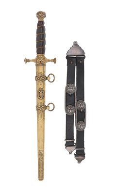 Lot 139 - YUGOSLAVIAN PUBLICS SERVANTS DAGGER, CA 1930-1944