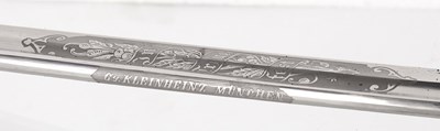 Lot 92 - BAVARIAN SILVER HUNTING HIRSCHFÄNGER