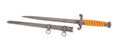 Lot 147 - ALFRED ROSENBERG PRESENTATION DAGGER, CA. 1943