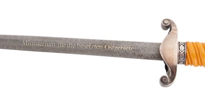 Lot 147 - ALFRED ROSENBERG PRESENTATION DAGGER, CA. 1943