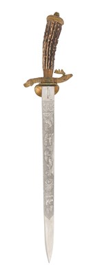 Lot 106 - GERMAN HUNTING HANGER (HIRSCHFÄNGER)
