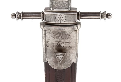Lot 125 - A LATE 19TH CENTURY FREEMASON DAGGER