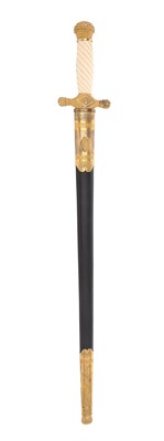 Lot 127 - UNIQUE FRENCH NAVY SWORD, DATED 1839, FROM CAPTAIN AUGUSTE LUCAS.
