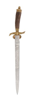 Lot 98 - GERMAN HUNTING HANGER (HIRSCHFÄNGER)