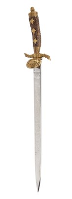 Lot 98 - GERMAN HUNTING HANGER (HIRSCHFÄNGER)