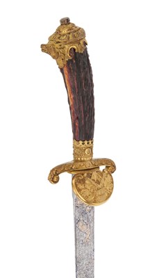Lot 103 - GERMAN HUNITNG DAGGER, CA 1920