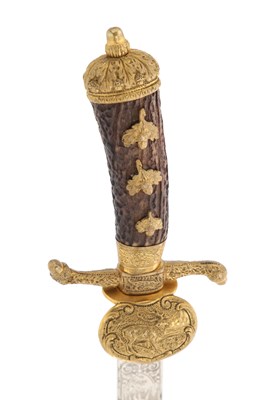 Lot 100 - GERMAN HUNTING HANGER (HIRSCHFÄNGER)