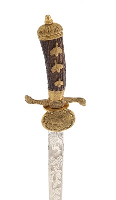 Lot 100 - GERMAN HUNTING HANGER (HIRSCHFÄNGER)