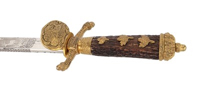 Lot 100 - GERMAN HUNTING HANGER (HIRSCHFÄNGER)