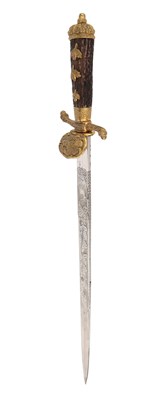 Lot 100 - GERMAN HUNTING HANGER (HIRSCHFÄNGER)