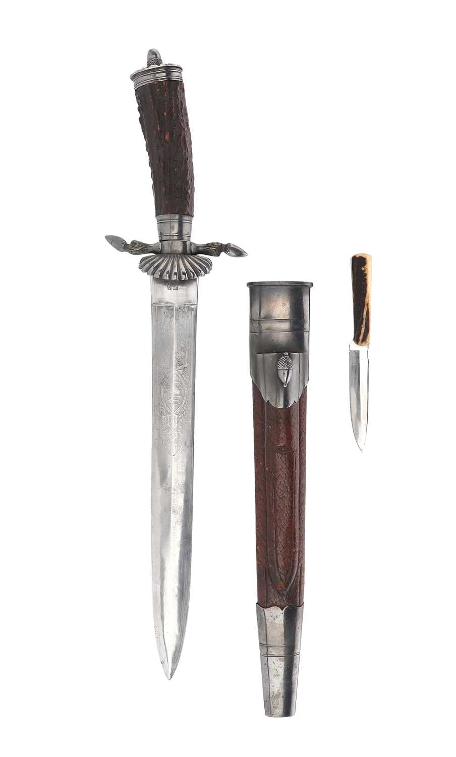 Lot 87 - GERMAN IMPERIAL HUNTING HANGER (HIRSHFÄNGER)